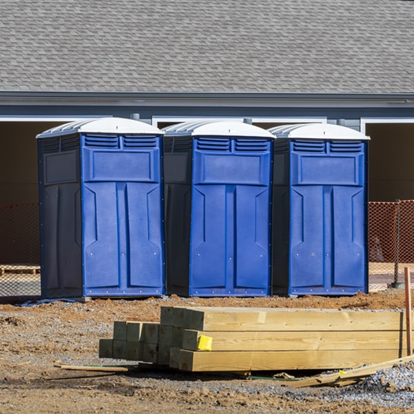 can i customize the exterior of the porta potties with my event logo or branding in Maple Hill Kansas